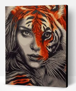 Tiger Woman Paint By Number