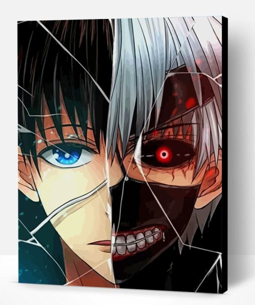 Tokyo Ghoul Ken Kaneki Paint By Number