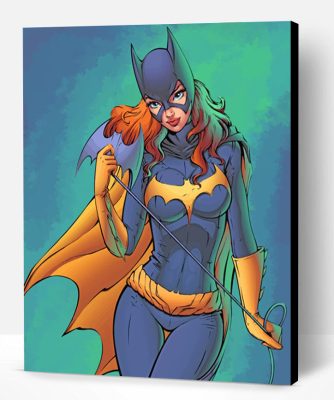 Batgirl Superhero Paint By Number