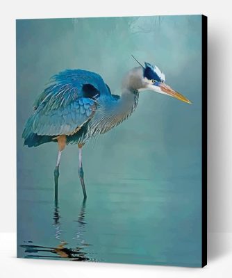 Blue Heron Paint By Number