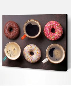 Coffee And Donuts Paint By Number