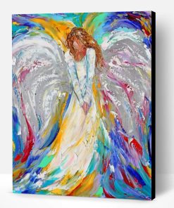 Colorful Angel Girl Art Paint By Number