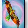 Colorful Hawk Bird Paint By Number