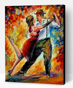 Dancing Couple Art Paint By Number
