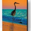 Heron Bird At The Beach Paint By Number