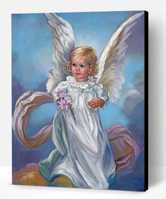 Little Angel Girl Paint By Number