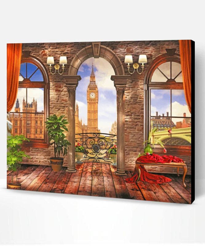 London Big Ben View Paint By Number