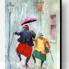 Old Women Dancing Paint By Number