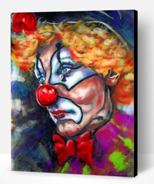 Sad Clown Paint By Number