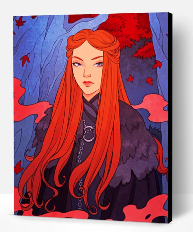 Sansa Stark Anime Paint By Number