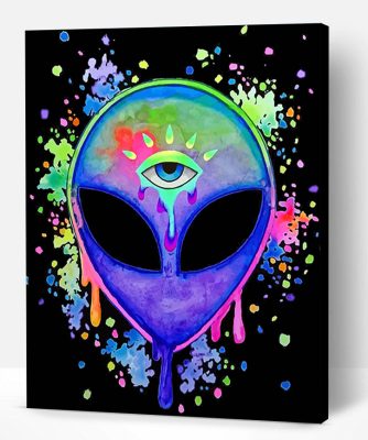 Trippy Alien Paint By Number