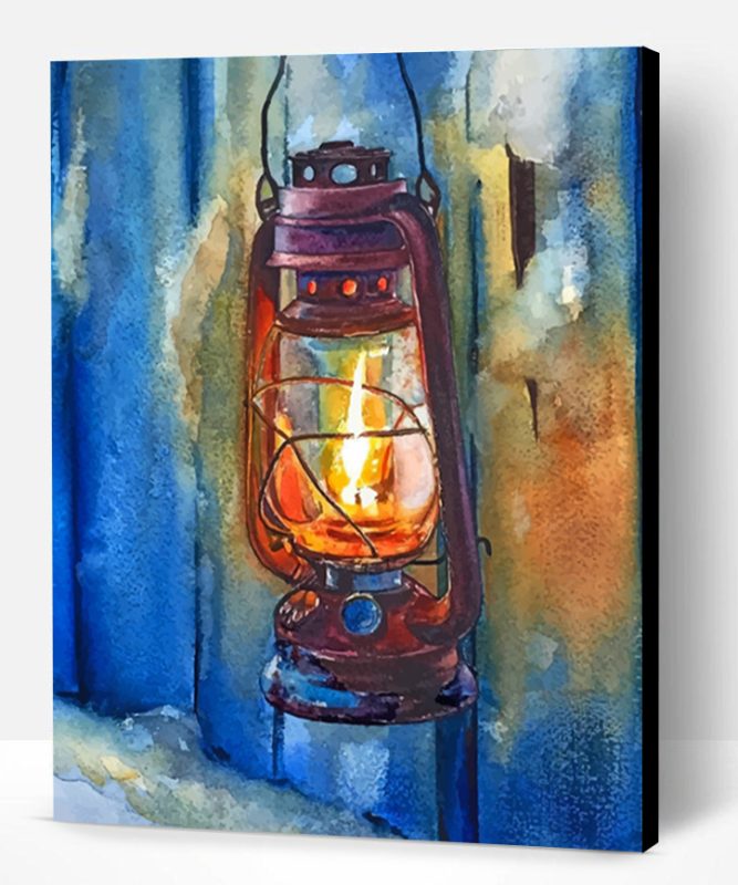 Vintage Lantern Paint By Number
