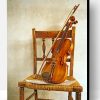 Violin On Chair Paint By Number