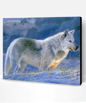 Winter Wolf Paint By Number