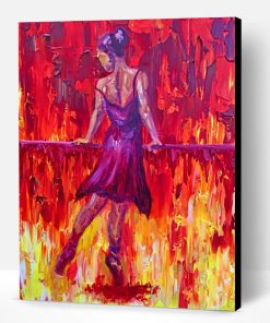 Ballerina Dancing In The Fire Paint By Number