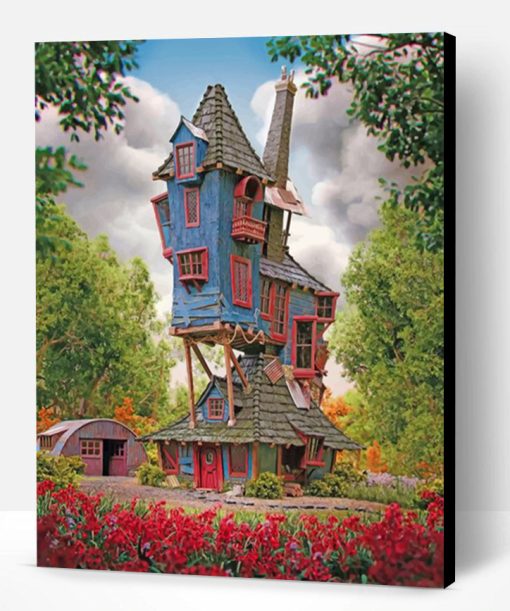 Aesthetic Bird House Paint By Number