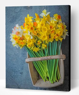 Aesthetic Daffodils Flowers Paint By Number