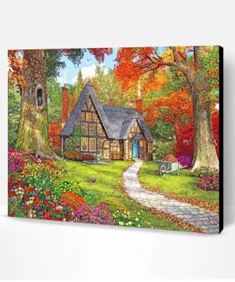 Autumn Cottage Paint By Number