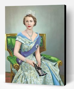 Beautiful Queen Elizabeth Paint By Number