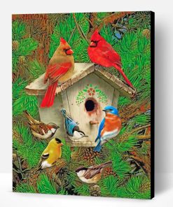 Bird House Paint By Number