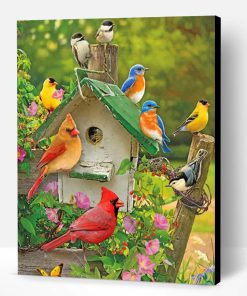 Aesthetic Birds Paint By Number