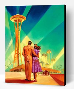 Couple In Seattle Paint By Number