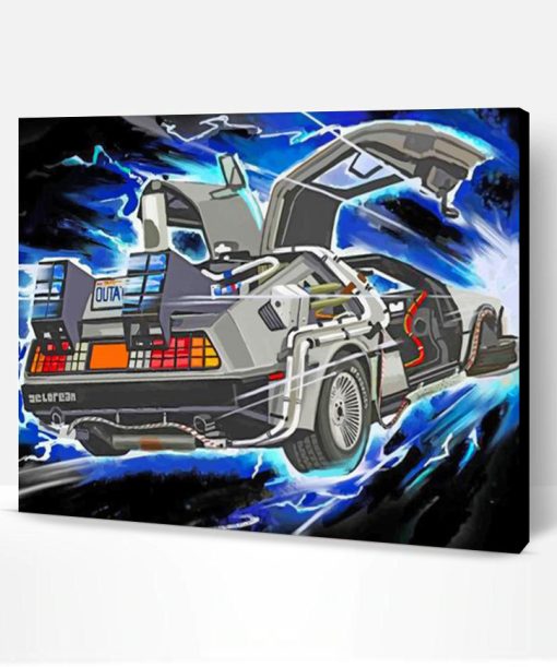 Delorean Car Paint By Number