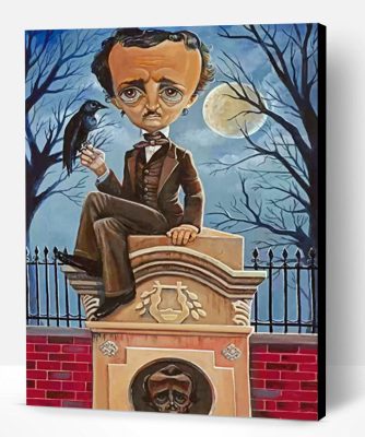 Edgar Allan Poe Paint By Number