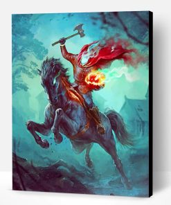 Headless Horseman Paint By Number