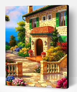 House Garden Paint By Number