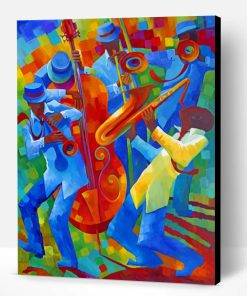 Jazz Musicians Paint By Number