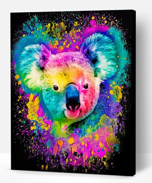 Colorful Koala Paint By Number