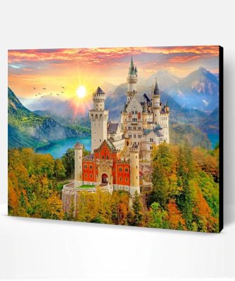 Neuschwanstein Castle Paint By Number