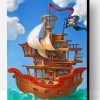 Pirate Ship Paint By Number