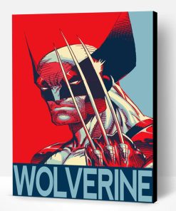 Pop Art Wolverine Paint By Number