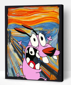 The Cowardly Dog Paint By Number