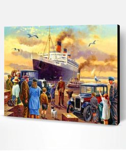 Titanic Ship Passengers Paint By Number