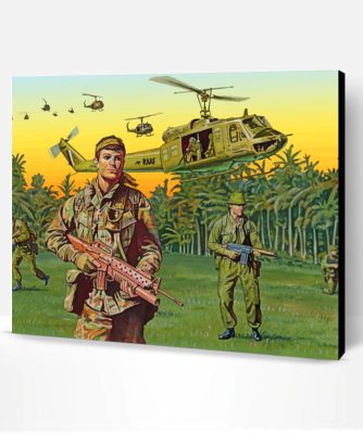 Vietnam War Art Paint By Number