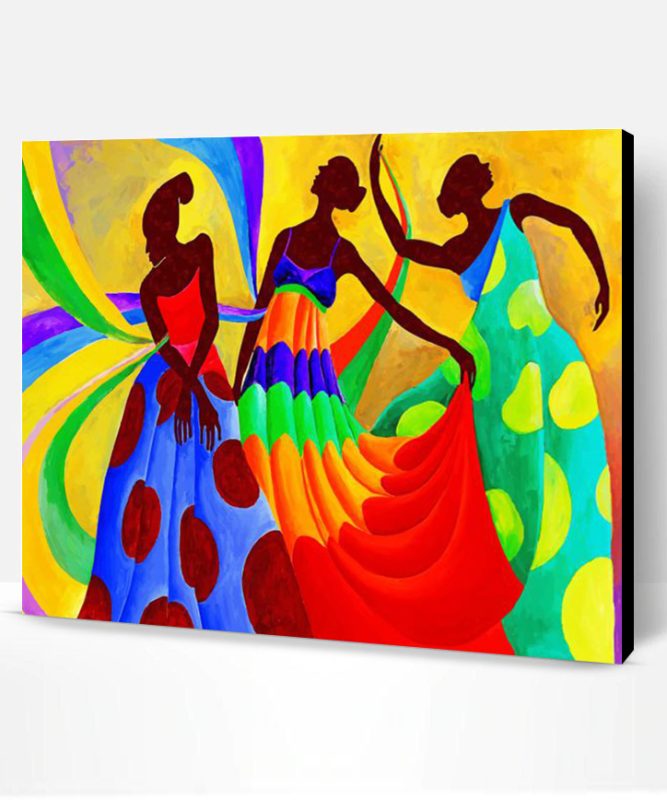 African Dancers Art Paint By Number