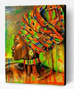 African Woman Art Paint By Number