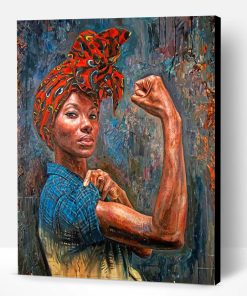 African Woman Power Paint By Number