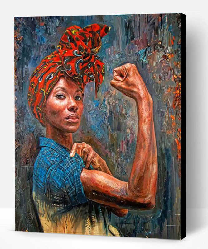 African Woman Power Paint By Number