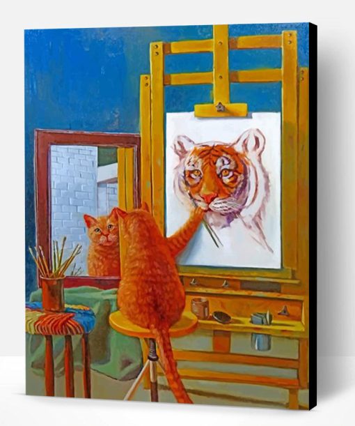 Artist Cat Paint By Number