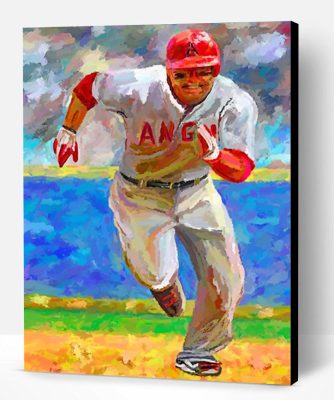 Baseball Player Paint By Number