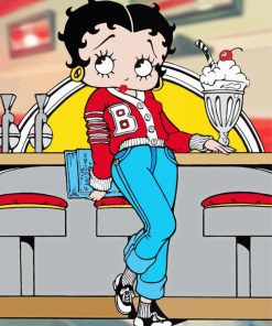 Betty Boop Paint By Numbers