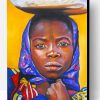 Black African Girl Paint By Number