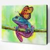 Butterfly On Frog Paint By Number
