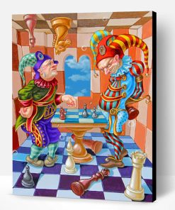 Chess Players Art Paint By Number