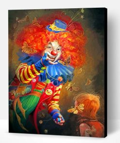 Circus Clown Art Paint By Number