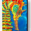 Colorful Seahorse Paint By Number